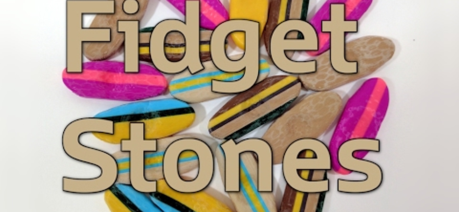 Easy 3D Printed PLA Fidget Stones Download Thingiverse No Bearings Needed!